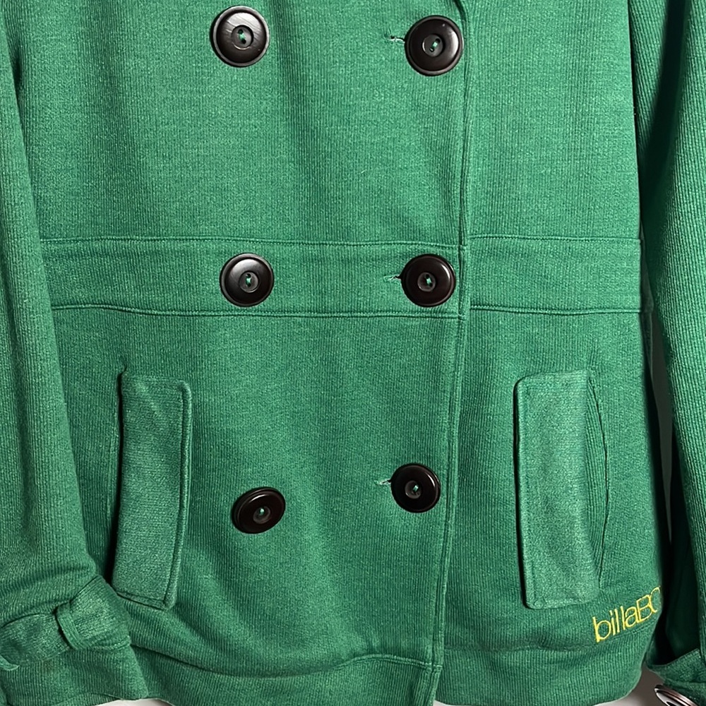 Billabong Green Double-Breasted Jacket - image 3